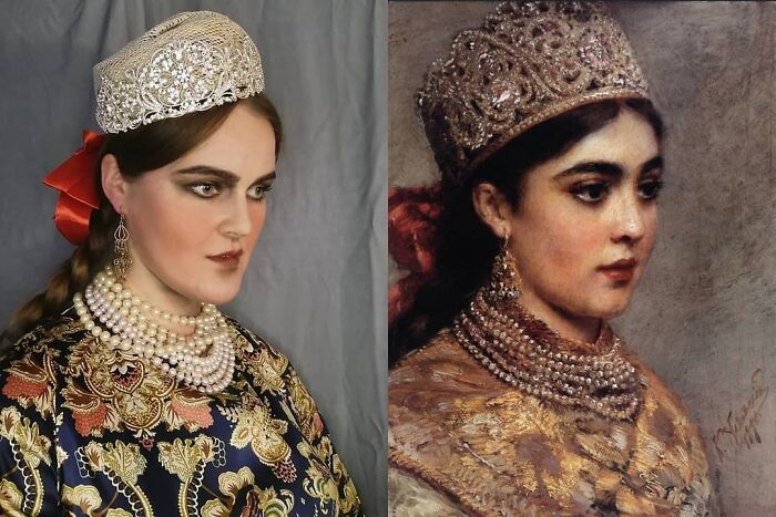 Konstantin Makovsky "Boyar's Unmarried Daughter" (1890)