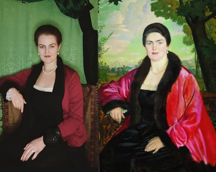 Boris Kustodiev "M.v. Shalyapina" (1919)