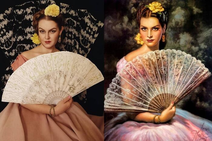 Jesus Helguera "Portrait Of A Girl" (1940)