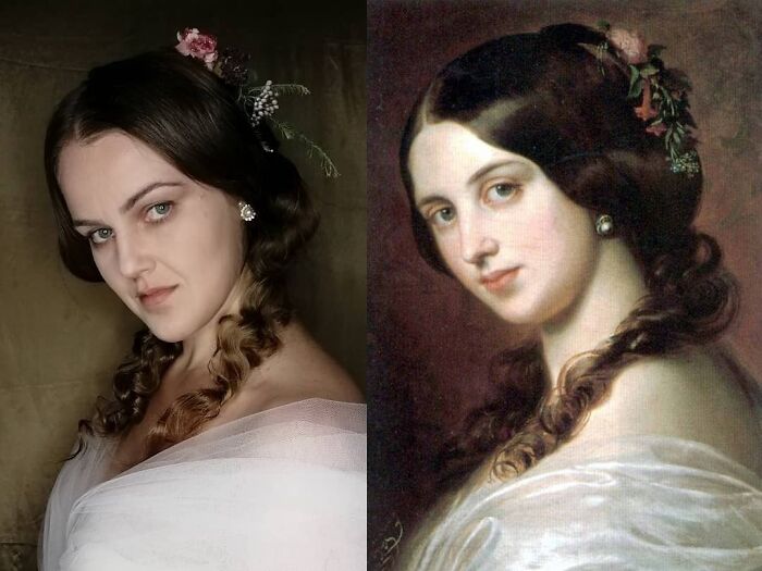 Karl Fon Blass "A Girl" (1850)