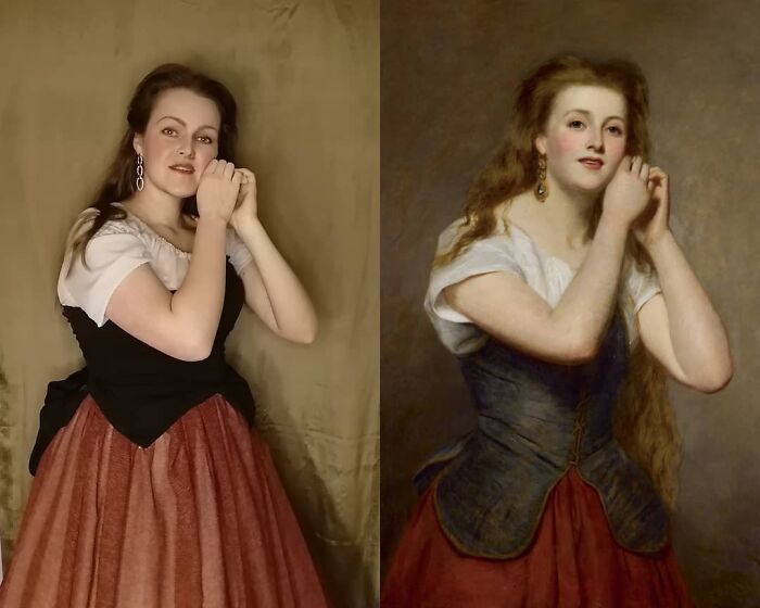 William Powell Frith "The New Earrings" (1875)