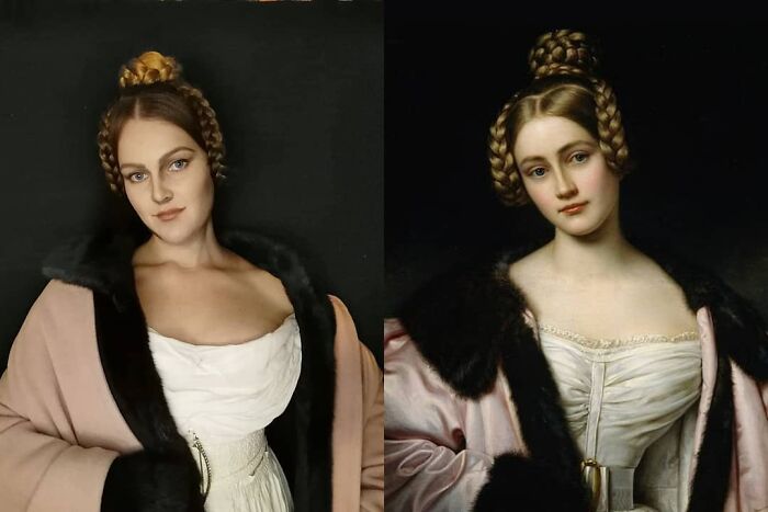 Joseph Stieler "Caroline Von Holnstein" (1834)
