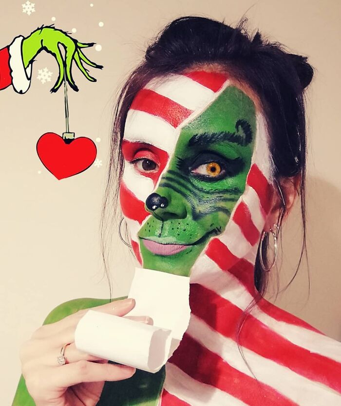 Body-Art-Optical-Illusion-Makeup-Transformations-Movie-Mayhem-Makeup-Emma-Van-De-Peer