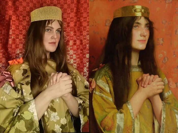 Thomas Cooper Gotch "Queen Clotilde" (1894)