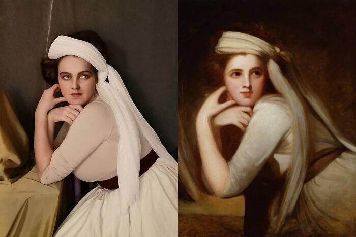  George Romney "Emma Hamilton" (1785)