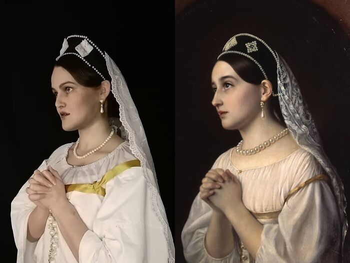 Julia Baltus "Girl In A Russian Costume" (1852)