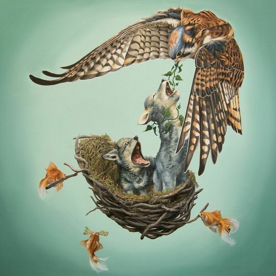 Artist Draws Inspiration From Nature To Make His Surreal Paintings