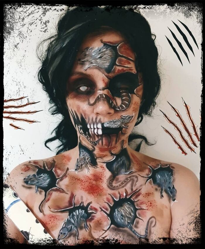 Body-Art-Optical-Illusion-Makeup-Transformations-Movie-Mayhem-Makeup-Emma-Van-De-Peer