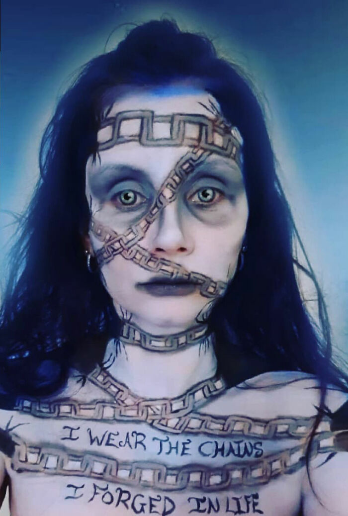 Body-Art-Optical-Illusion-Makeup-Transformations-Movie-Mayhem-Makeup-Emma-Van-De-Peer