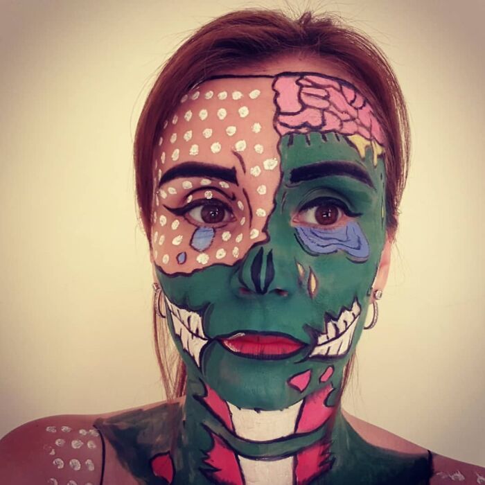 Body-Art-Optical-Illusion-Makeup-Transformations-Movie-Mayhem-Makeup-Emma-Van-De-Peer