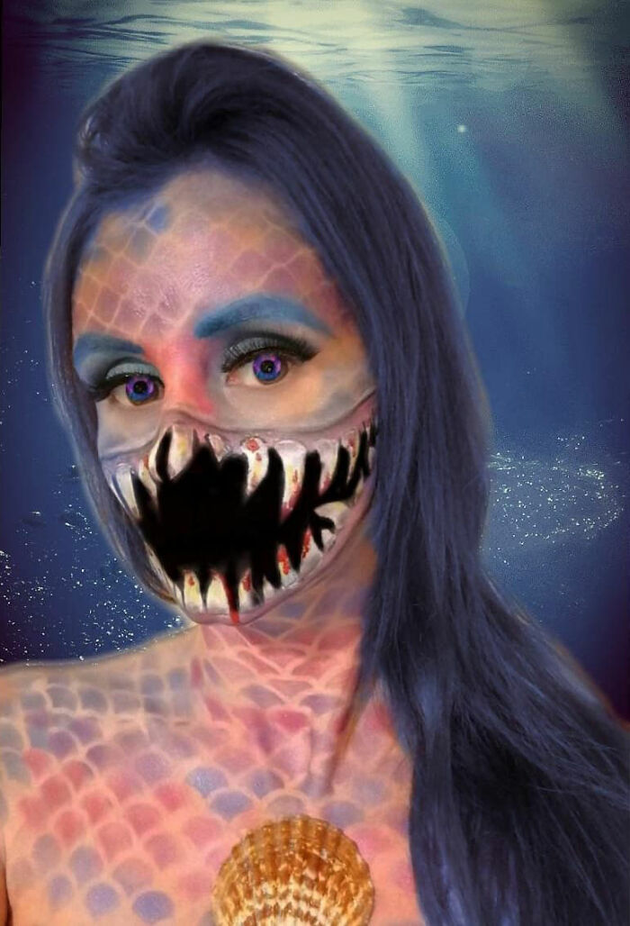 Body-Art-Optical-Illusion-Makeup-Transformations-Movie-Mayhem-Makeup-Emma-Van-De-Peer