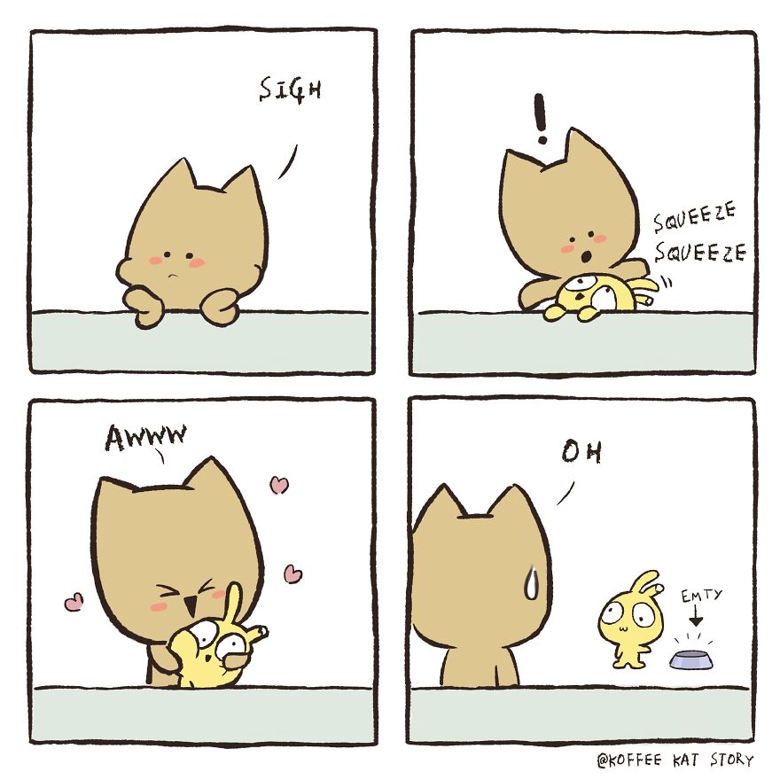 Cute-Animal-Comics-Koffee-Kat-Story-Arisa-Veeravitayases