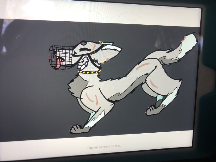 Here’s Harley, The Muzzled Arctic Fox Baddie