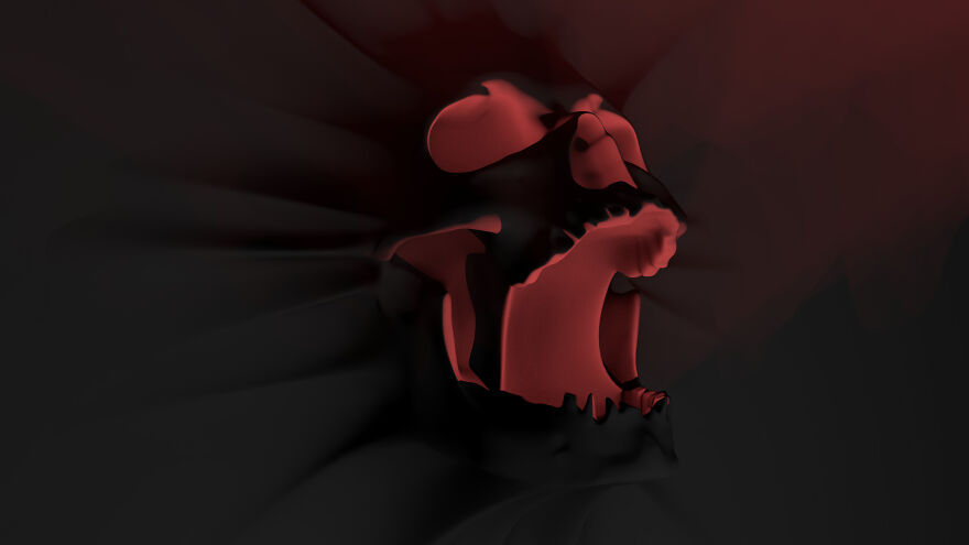 My DIY Cardboard Skull Moodlight