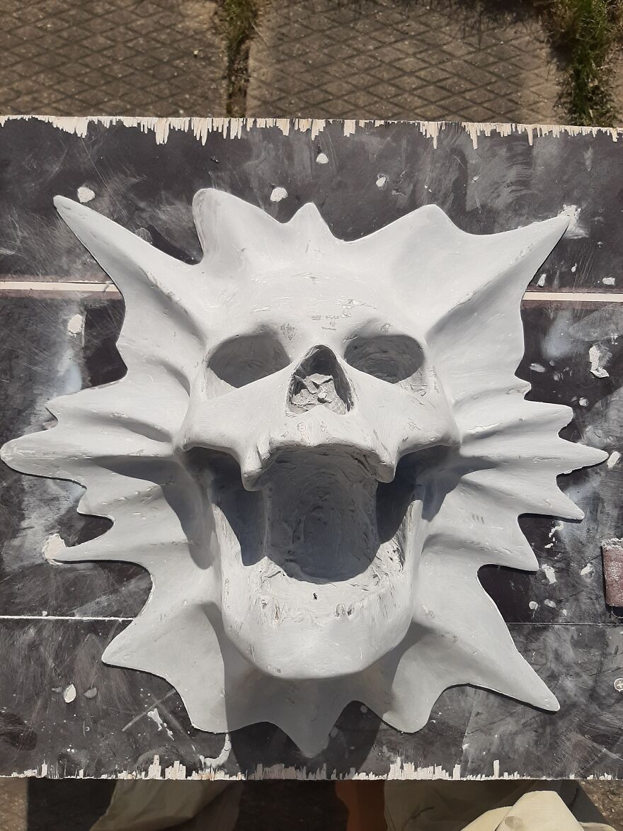 My DIY Cardboard Skull Moodlight