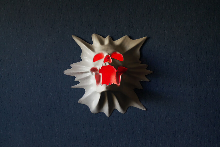 My DIY Cardboard Skull Moodlight