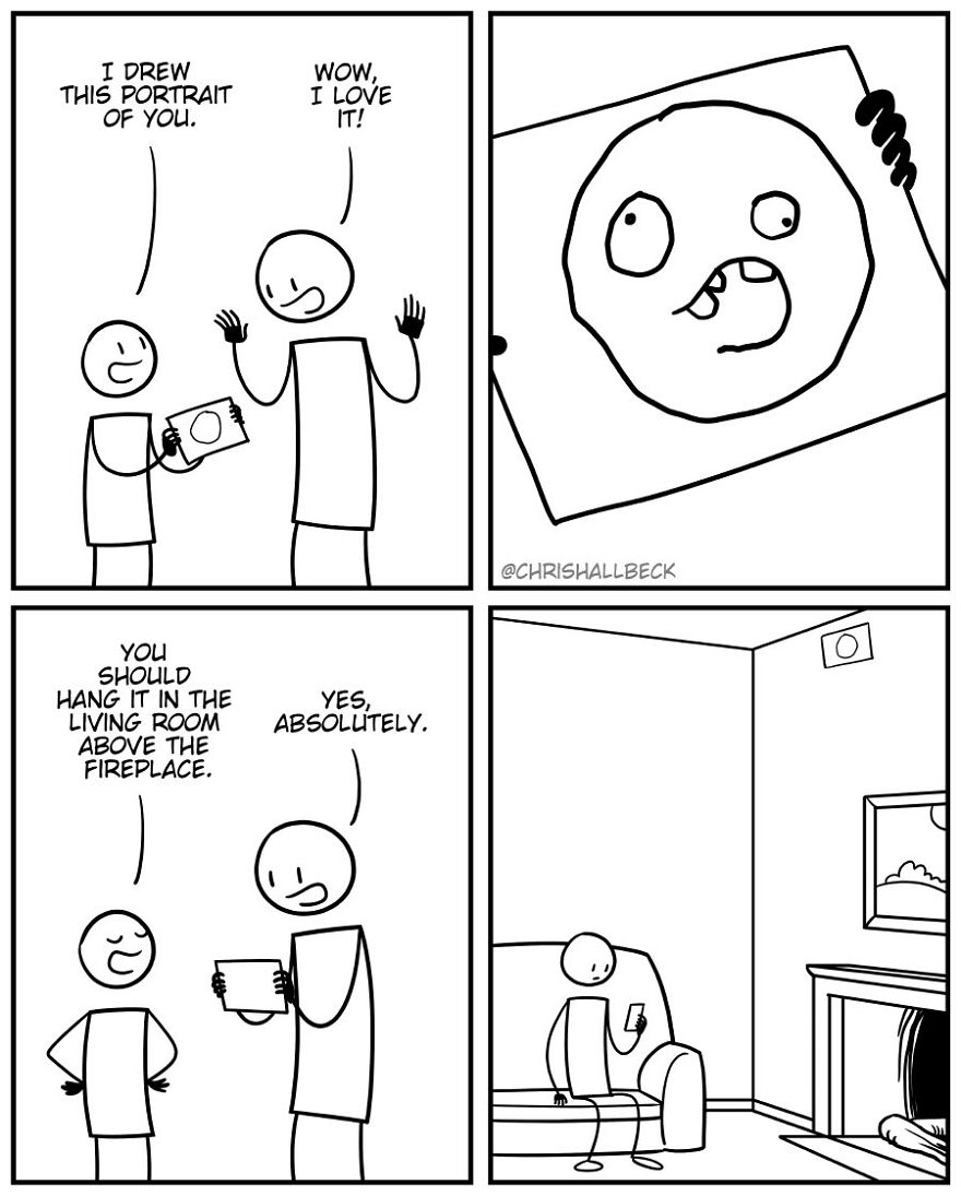 Funny Comics With Surprising Endings By Chris Hallbeck (New Pics)