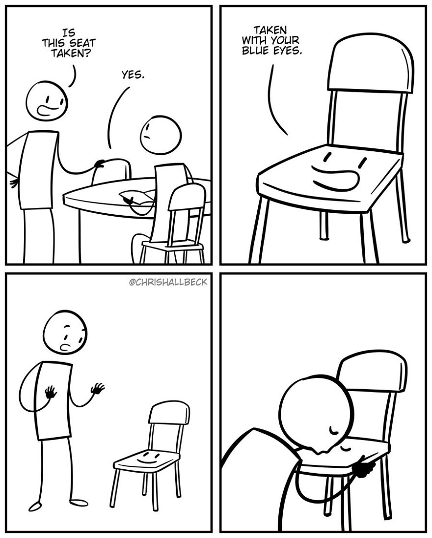 Funny Comics With Surprising Endings By Chris Hallbeck (New Pics)