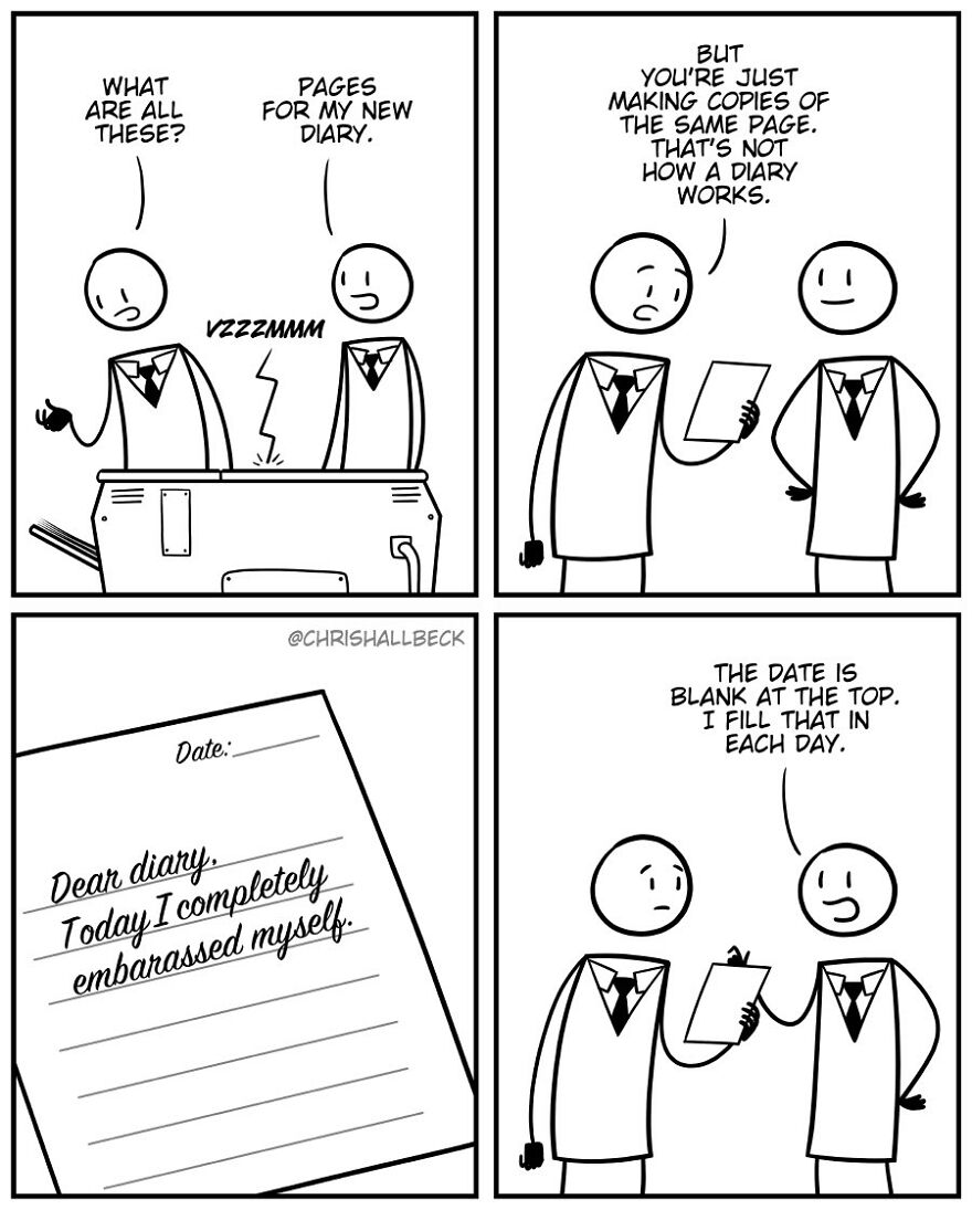 Funny Comics With Surprising Endings By Chris Hallbeck (New Pics)