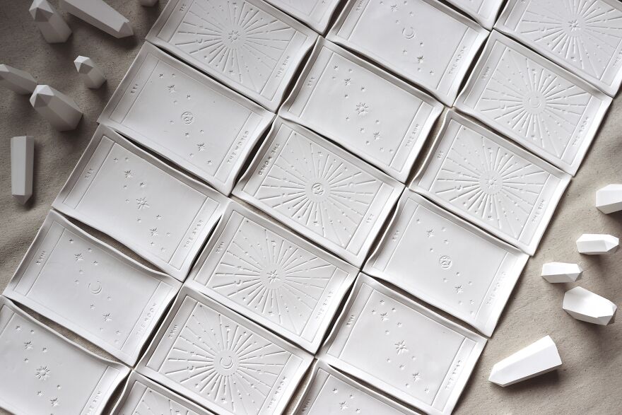 I Make Tarot Cards Out Of Porcelain, Gold, And Mother Of Pearl Luster
