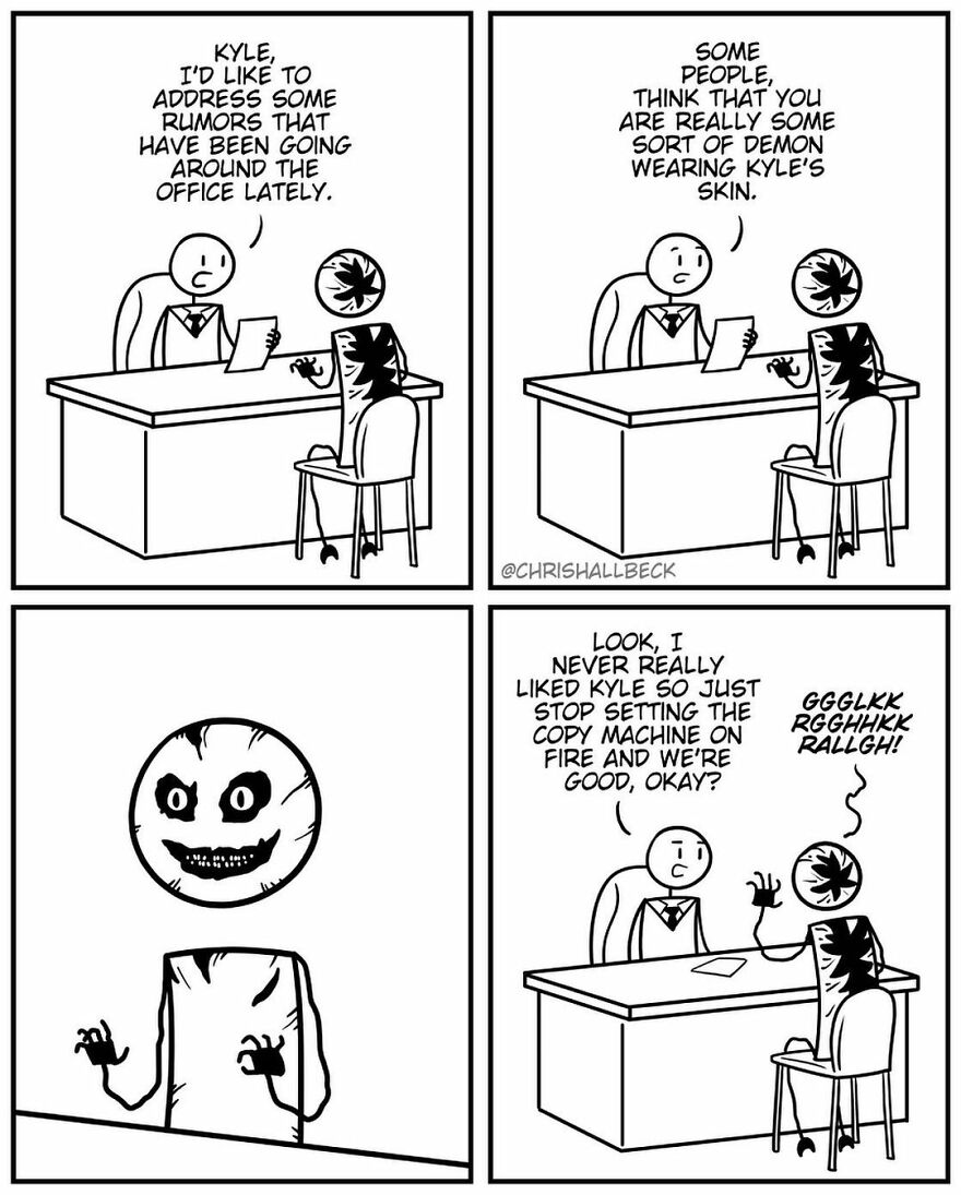 Funny Comics With Surprising Endings By Chris Hallbeck (New Pics)