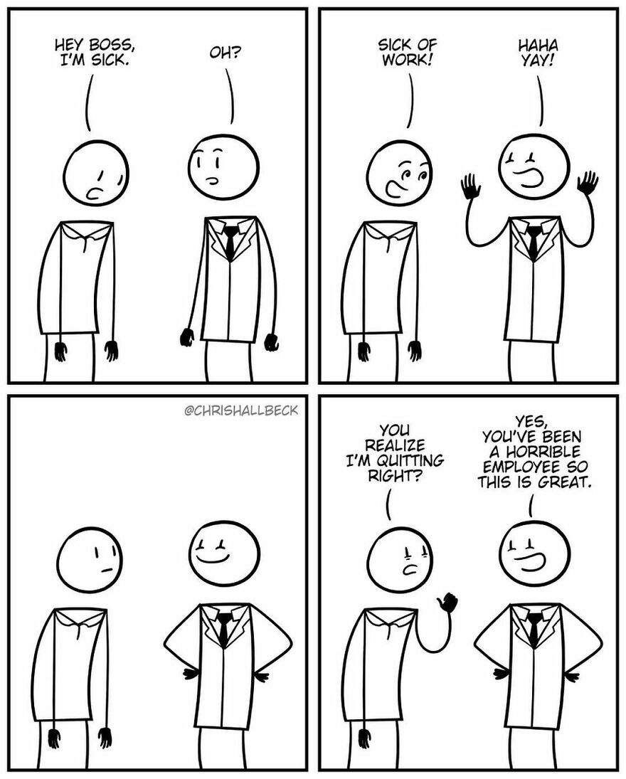 Funny Comics With Surprising Endings By Chris Hallbeck (New Pics)