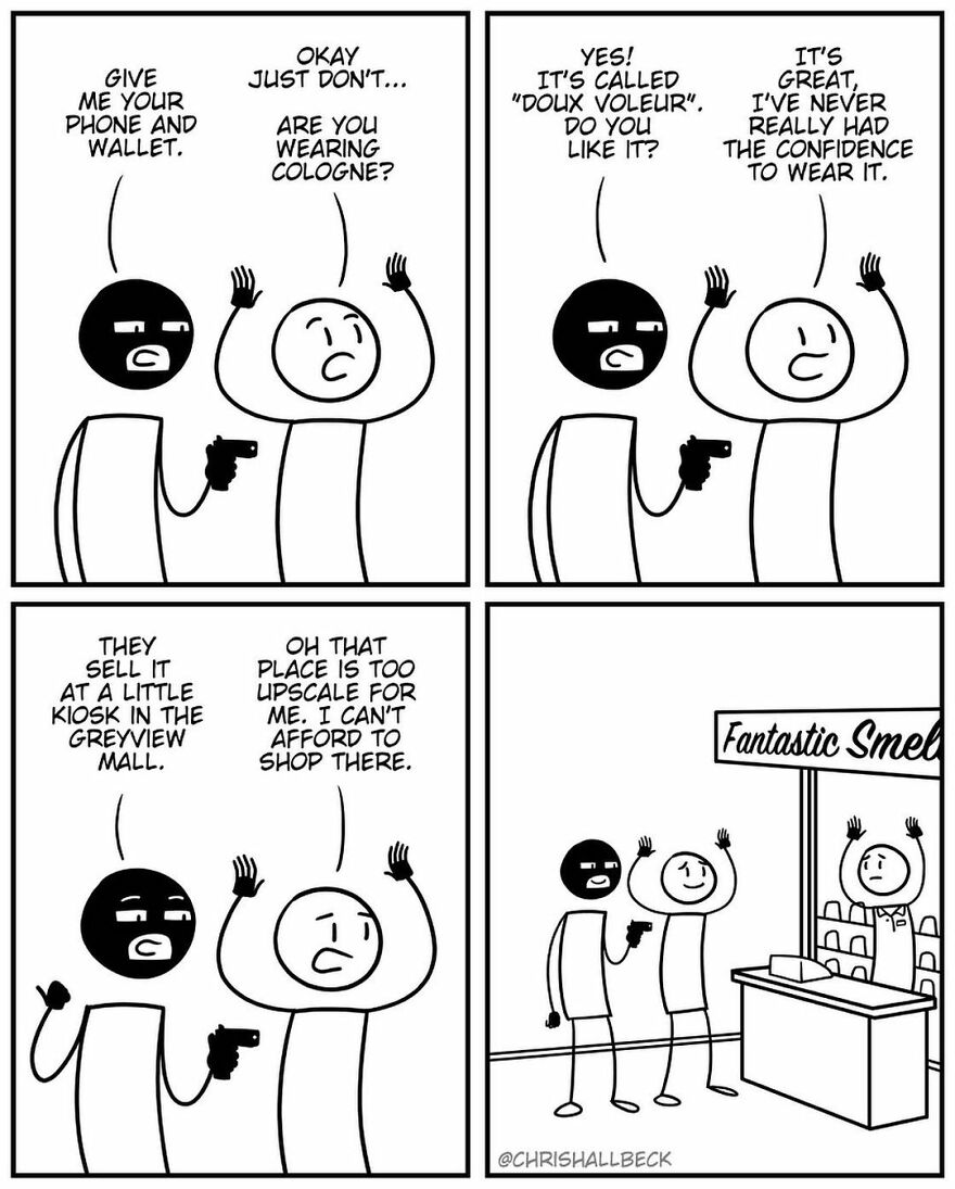 Funny Comics With Surprising Endings By Chris Hallbeck (New Pics)