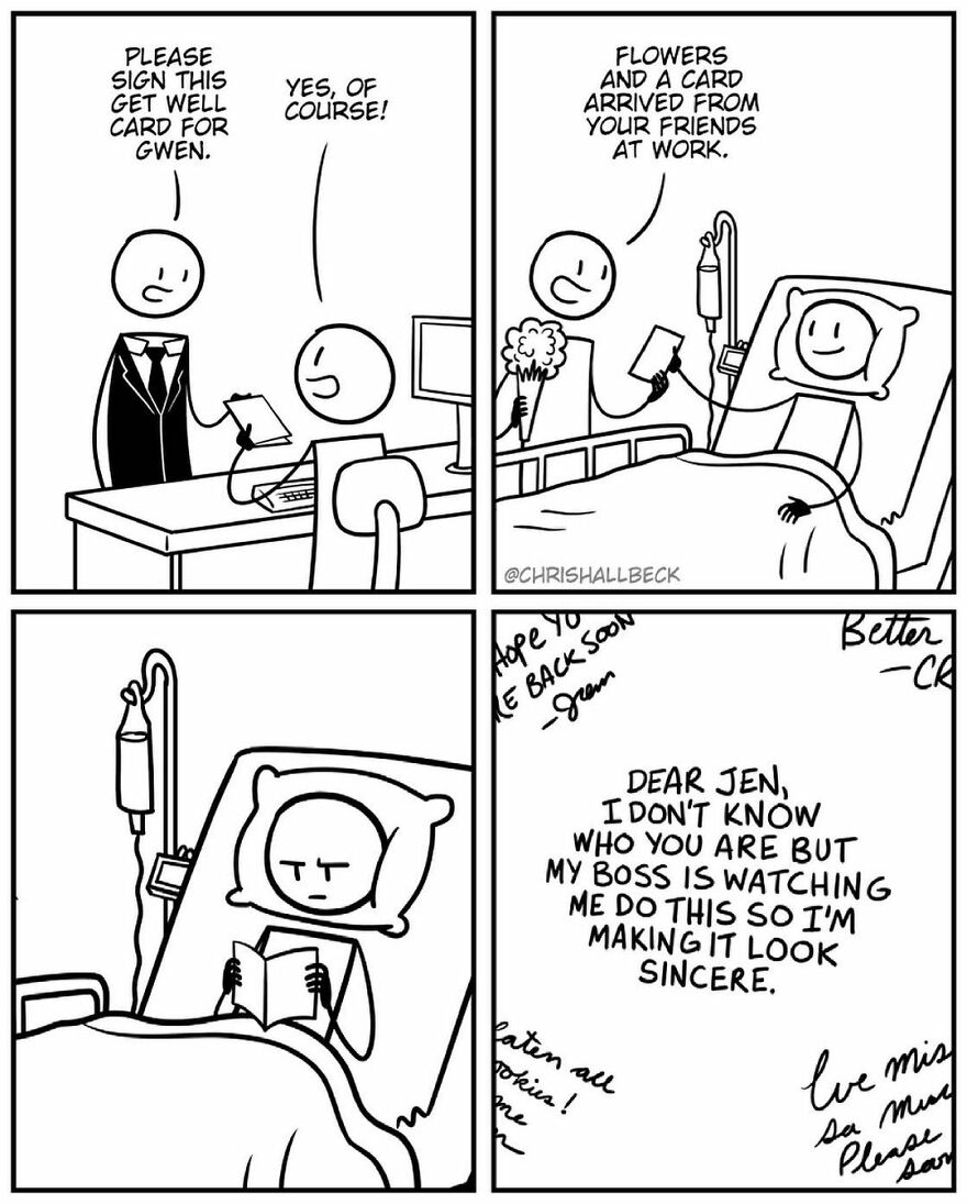 Funny Comics With Surprising Endings By Chris Hallbeck (New Pics)