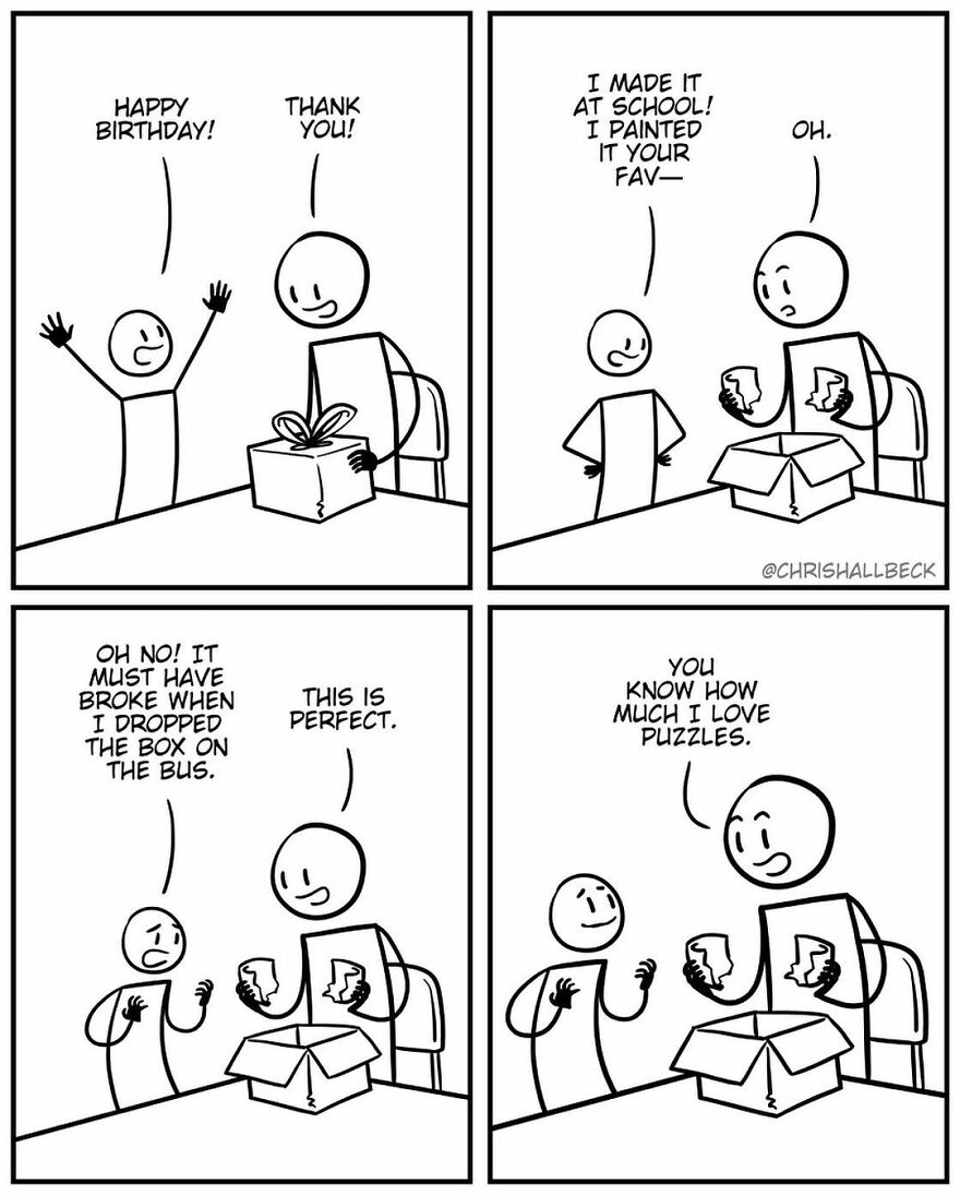 Funny Comics With Surprising Endings By Chris Hallbeck (New Pics)