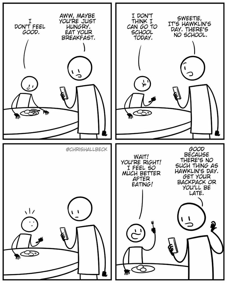 Funny Comics With Surprising Endings By Chris Hallbeck (New Pics)