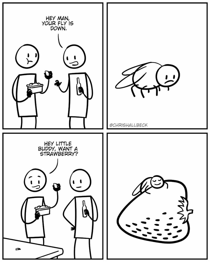 Funny Comics With Surprising Endings By Chris Hallbeck (New Pics)