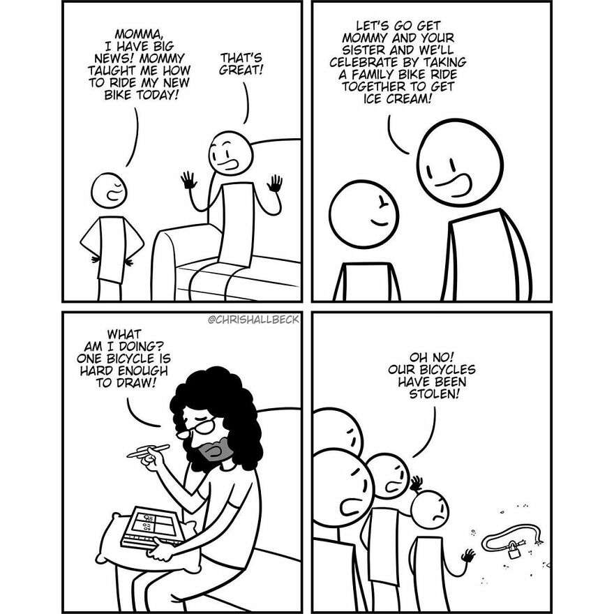 Funny Comics With Surprising Endings By Chris Hallbeck (New Pics)