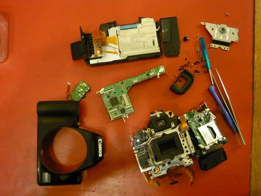 How I Replaced The Shutter Blades Of A Canon 1000d Dslr Camera And Saved It From The Trash Can
