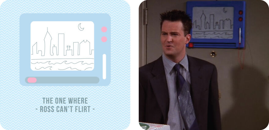 S05e19: The One Where Ross Can’t Flirt