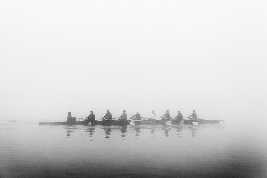 I Had A Split Second To Take A Good Photograph Of The Rowing Boat Which Was Moving So Rapidly