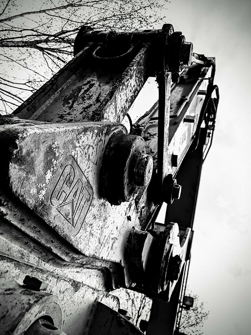 I Took Pictures Of My Dad's Excavator During A Break When He Was Digging A Basement I Took Pictures Of My Dad's Excavator During A Break When He Was Digging A Basement