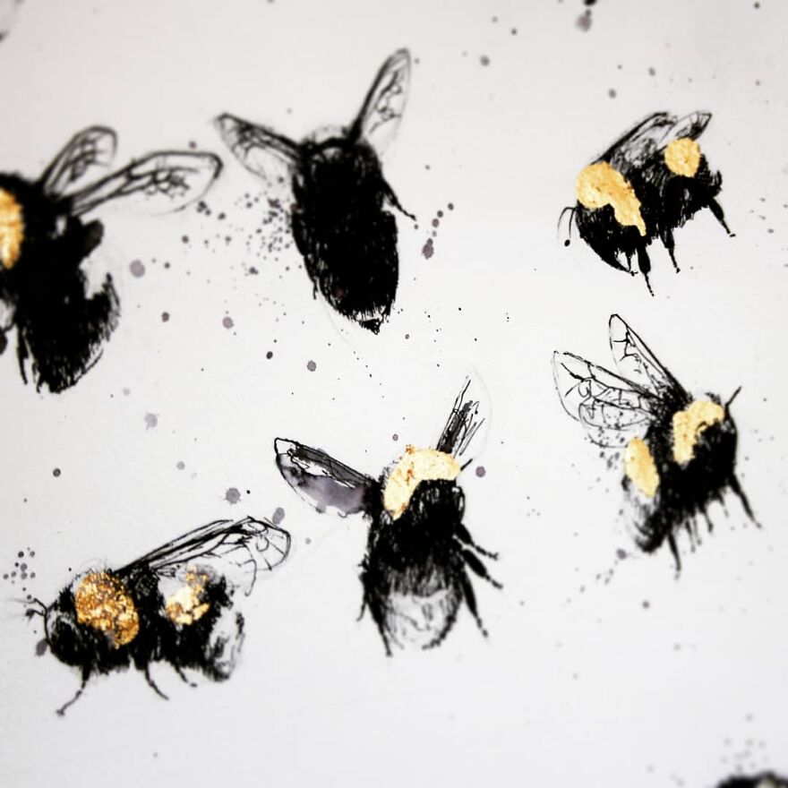 Close Up Of The Large Image