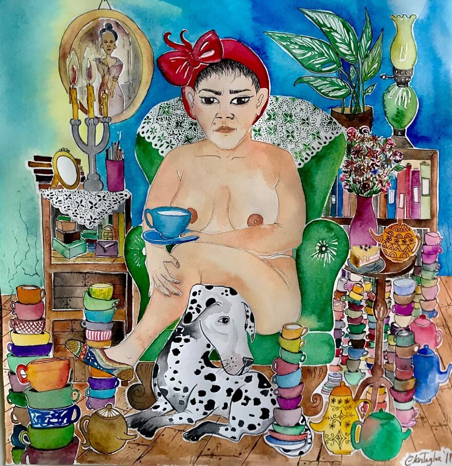 Brighton Artist Illustrates Daily Life, Dreams & Troubles Of Women