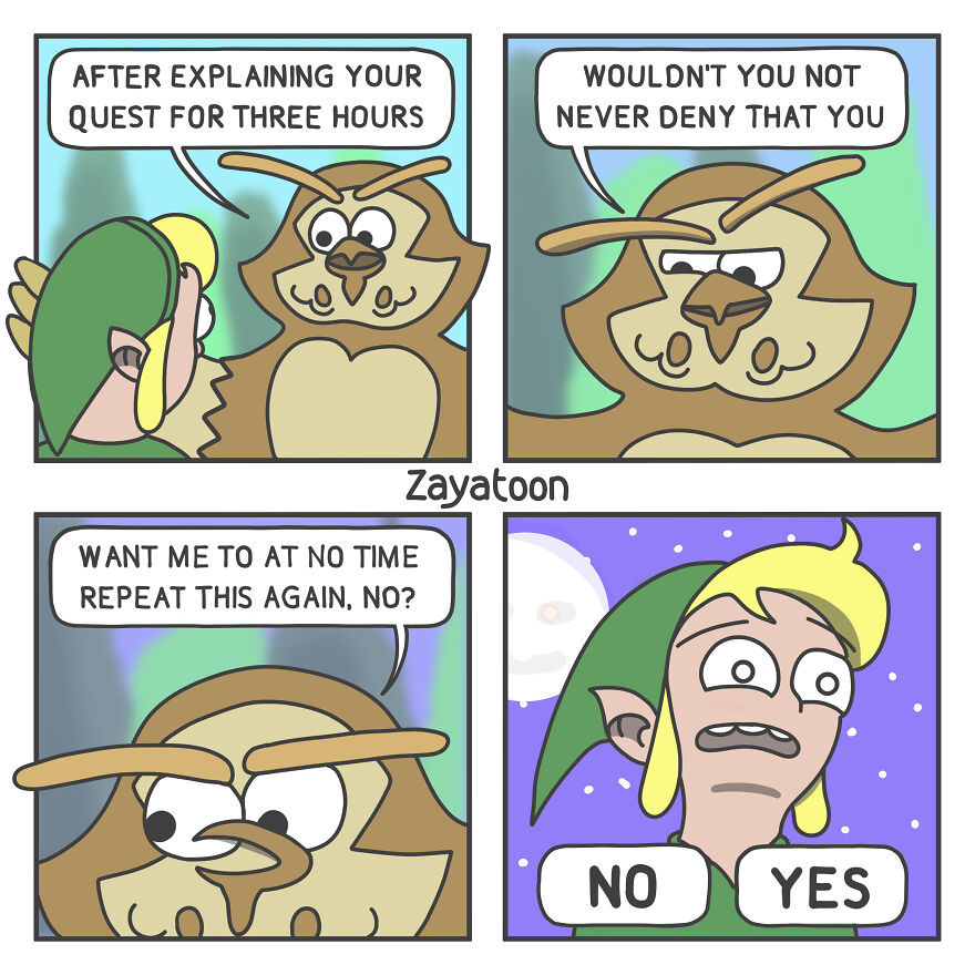 Sorry Link! I Mean, Kaepora Gaebora... No, I Mean Link!