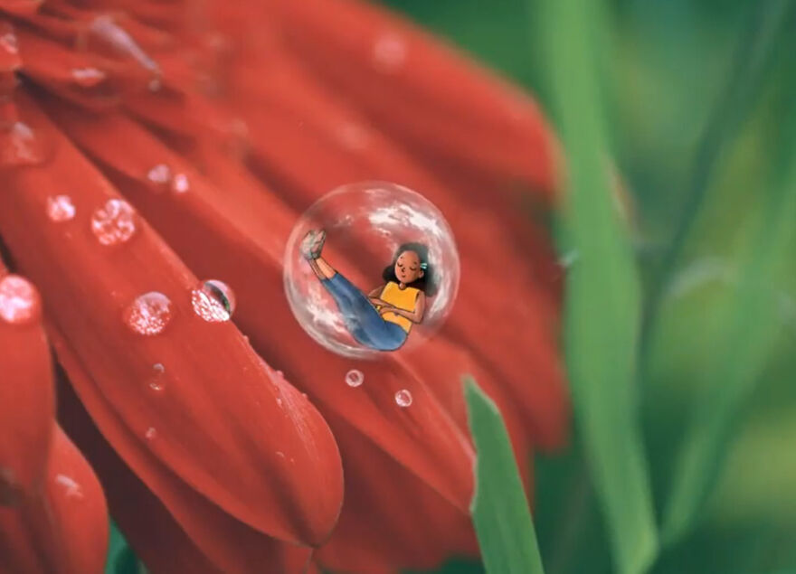 Indian Artist Creates A Little Girl To Give More Life To His Macro Photos And The Result Is Very Cute