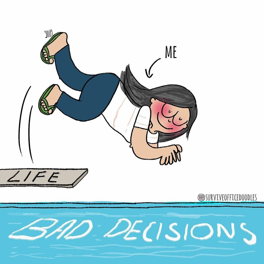 Indian Artist Shows The Daily Problems Of Women In A Fun Way