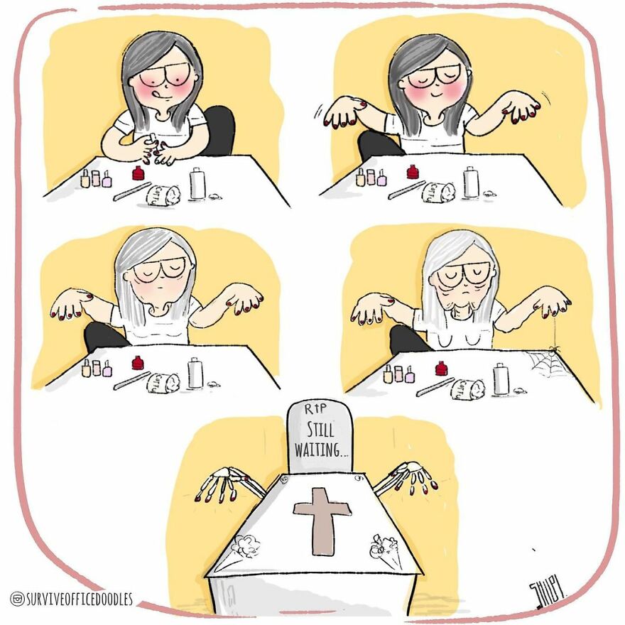 Indian Artist Shows The Daily Problems Of Women In A Fun Way