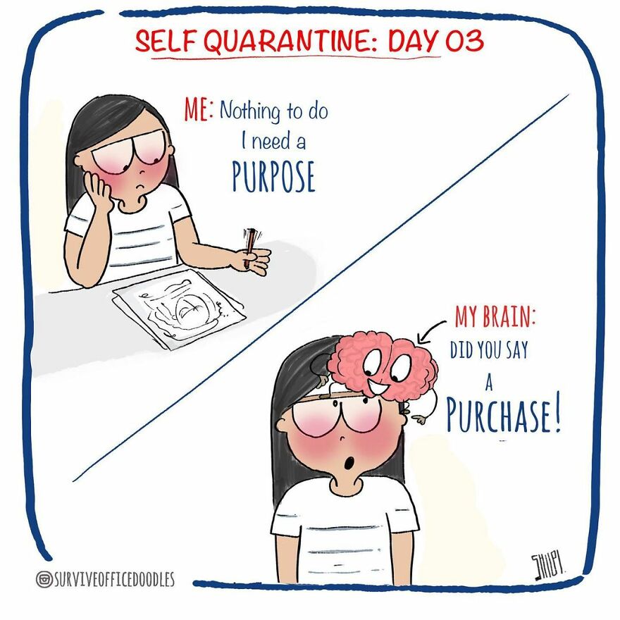 Indian Artist Shows The Daily Problems Of Women In A Fun Way