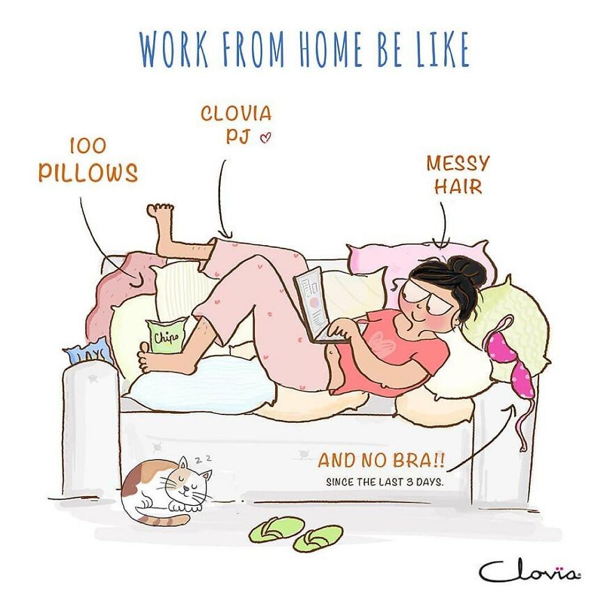 Indian Artist Shows The Daily Problems Of Women In A Fun Way