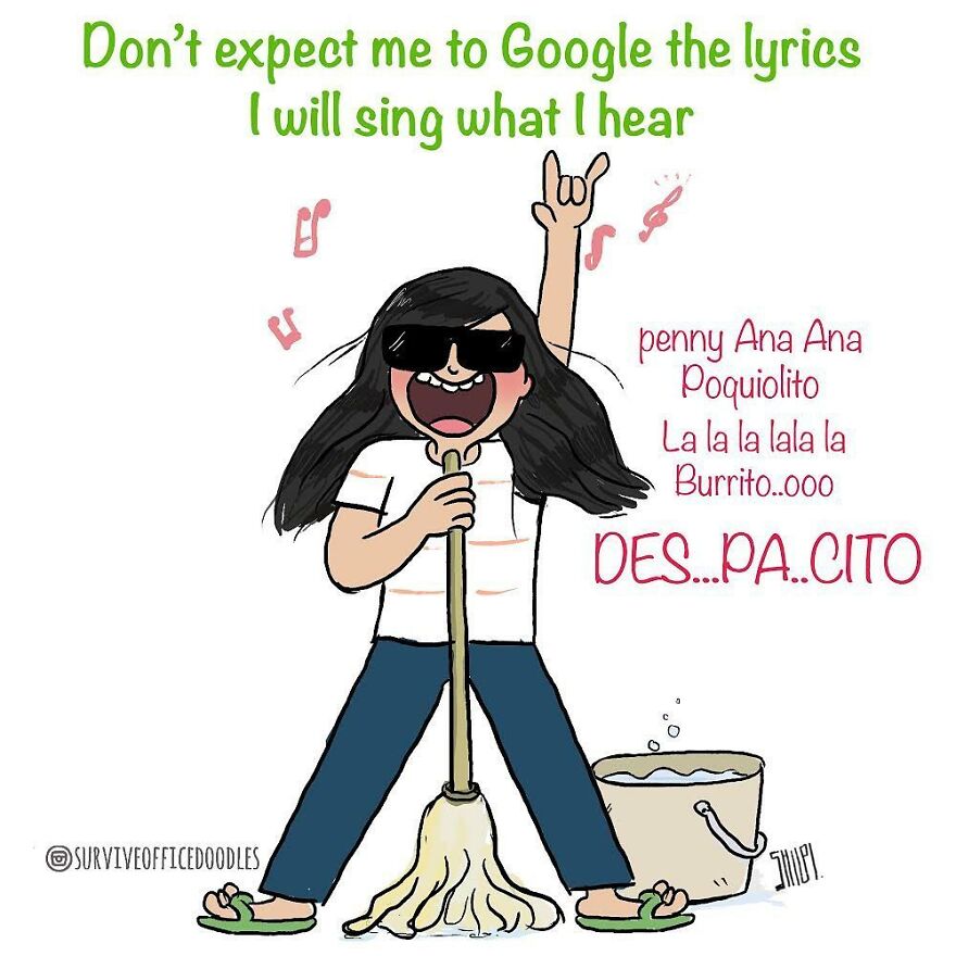 Indian Artist Shows The Daily Problems Of Women In A Fun Way