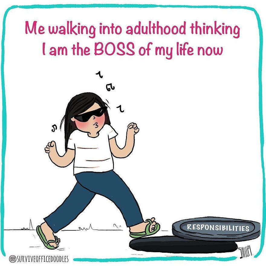 Indian Artist Shows The Daily Problems Of Women In A Fun Way