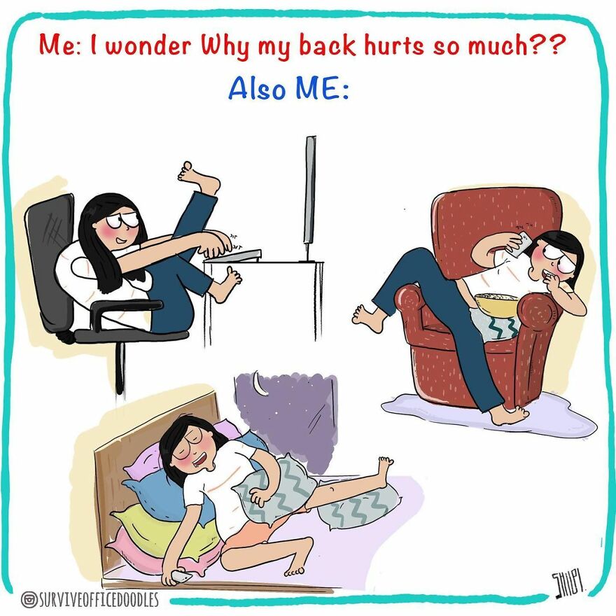 Indian Artist Shows The Daily Problems Of Women In A Fun Way