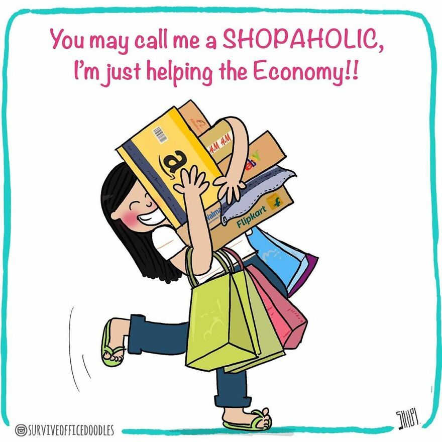 Indian Artist Shows The Daily Problems Of Women In A Fun Way