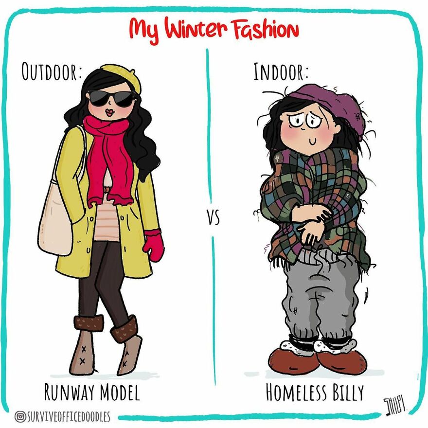 Indian Artist Shows The Daily Problems Of Women In A Fun Way