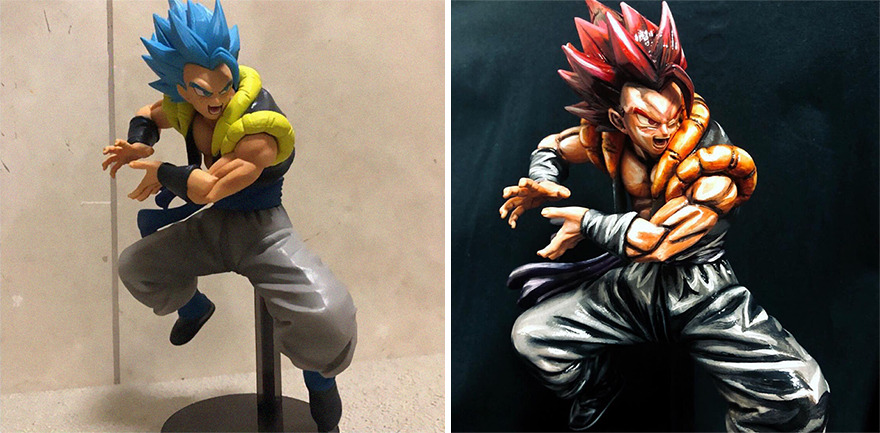 Japanese Artist Takes 3D Sculptures And Makes Them Look Like Manga-Style Illustrations